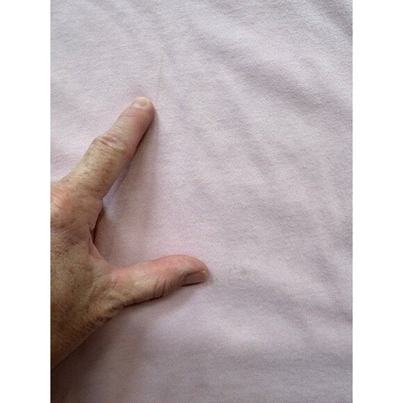 Victoria's Secret PINK Women's S Long Sleeve Shirt Dog Light Pink Strappy V-Neck - Picture 11 of 15